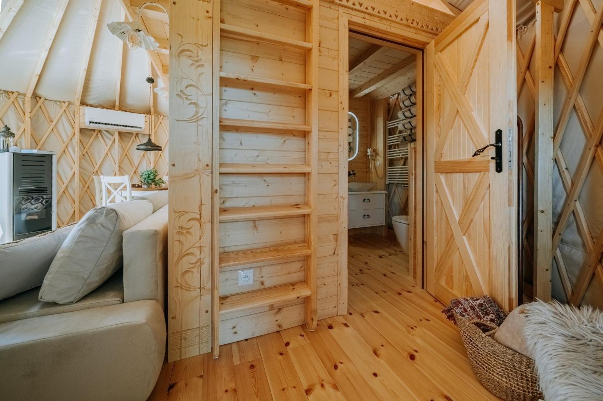 Jurta Na Wypasie - Luksusowy Namiot Z Widokiem Na Gory - Jacuzzi, Sauna, Split Ac, Private, Star View Zakopane Buitenkant foto